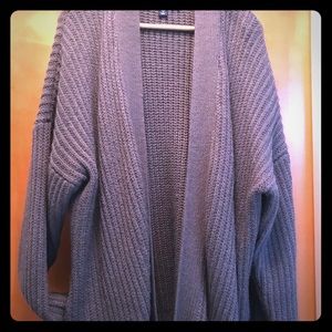 🔵 Oversized Slouchy Cozy Open Front Cardigan
